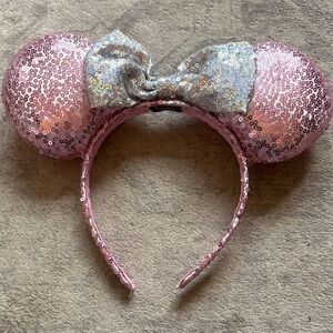 Disney Pink Sequin Mouse Ears Headband